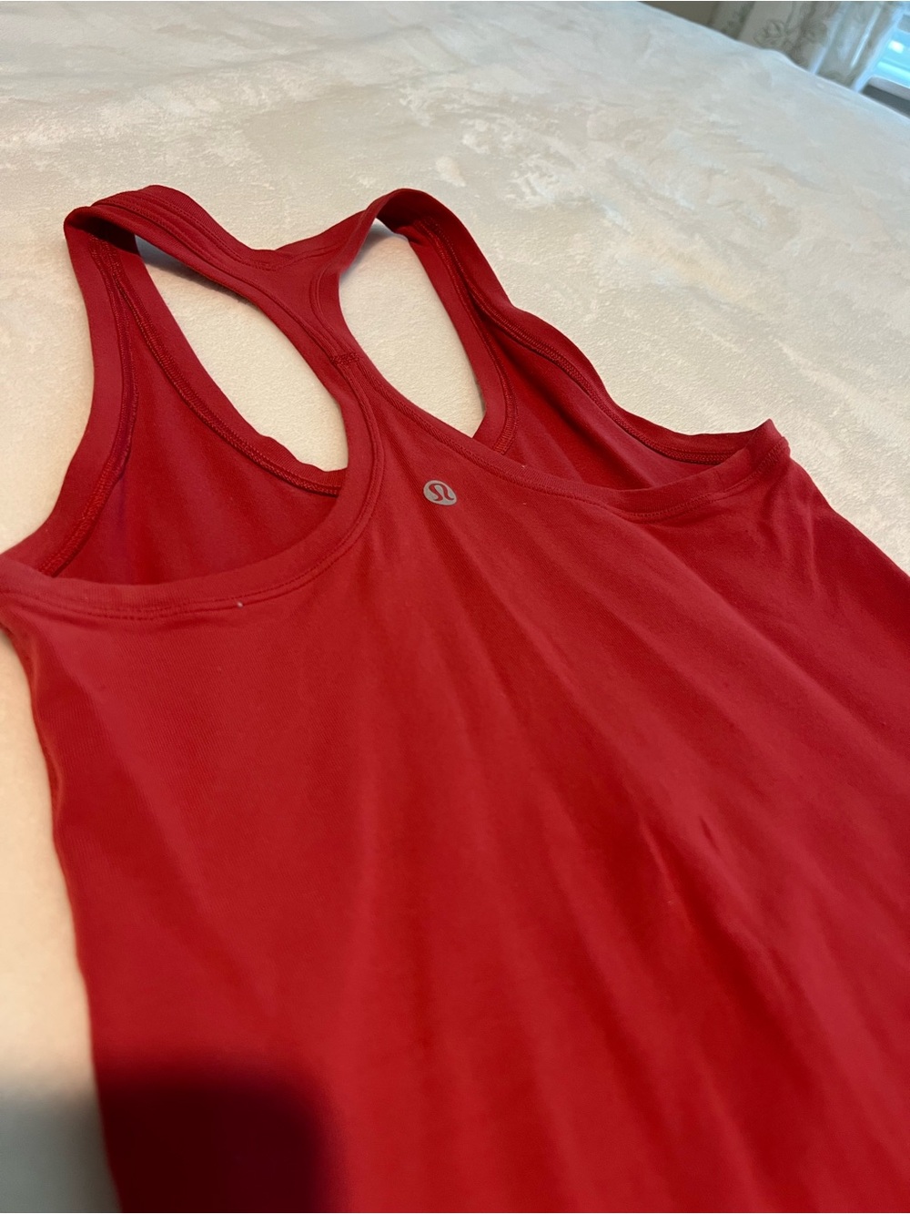 Reddish orange Lulu tank - Picture 2 of 2